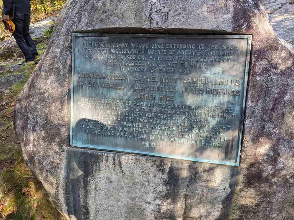  Centennial Stone For the American Missionary Movement