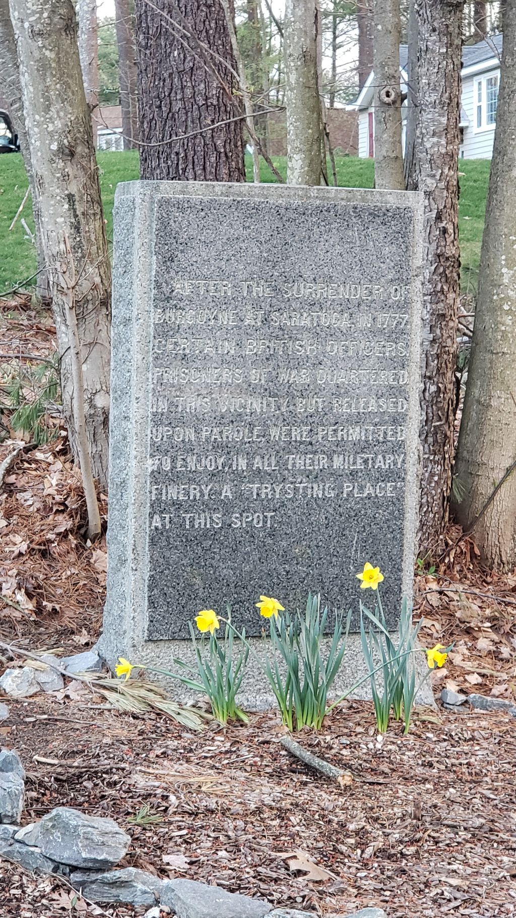 Colonial Soldiers Gathering Monument