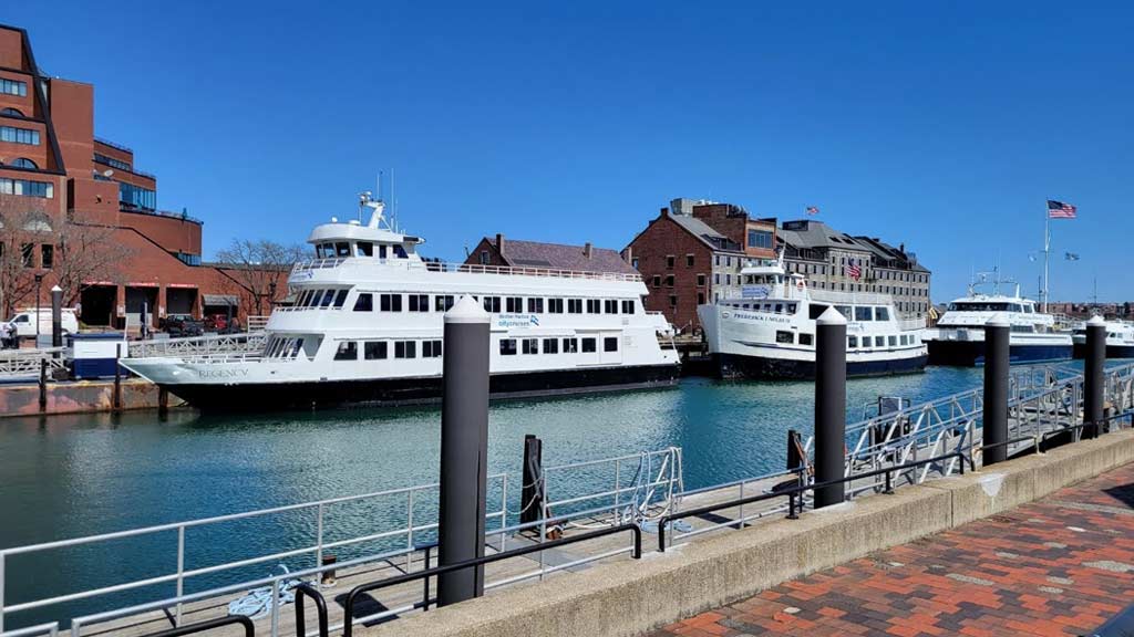 Ferry from Boston Harbor 