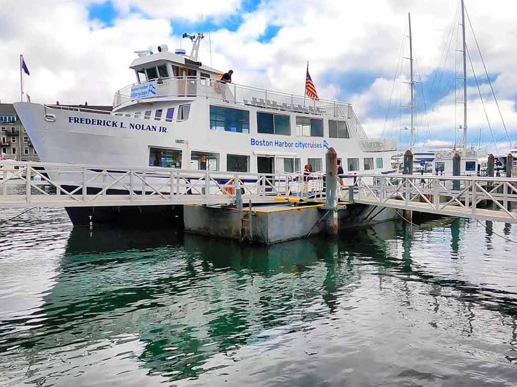 Ferry from Boston Harbor 