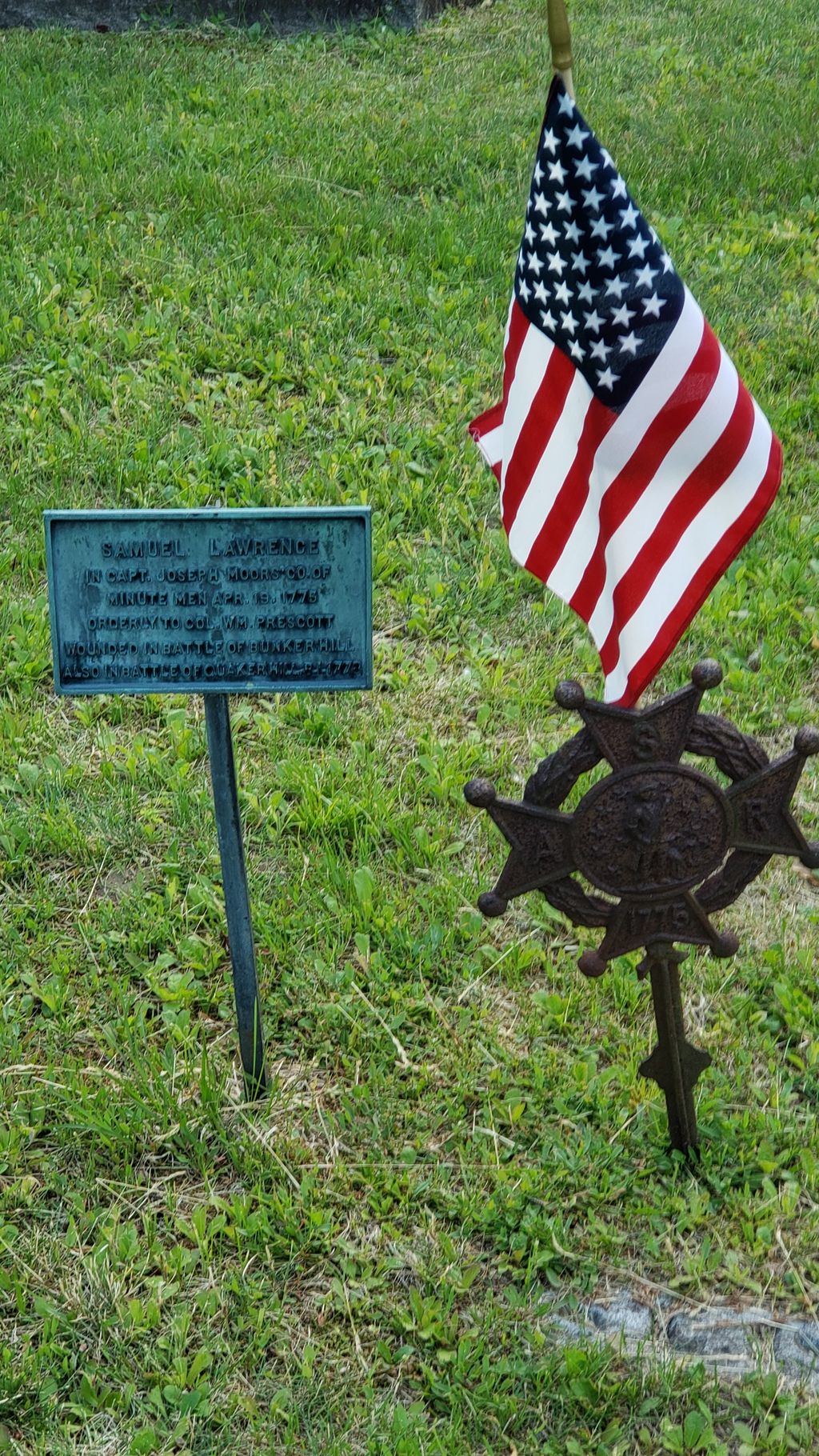 Grave of Samuel and Luther Lawrence