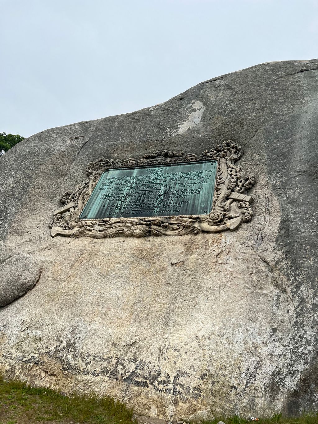 Massachusetts Bay Colony Founding Landmark