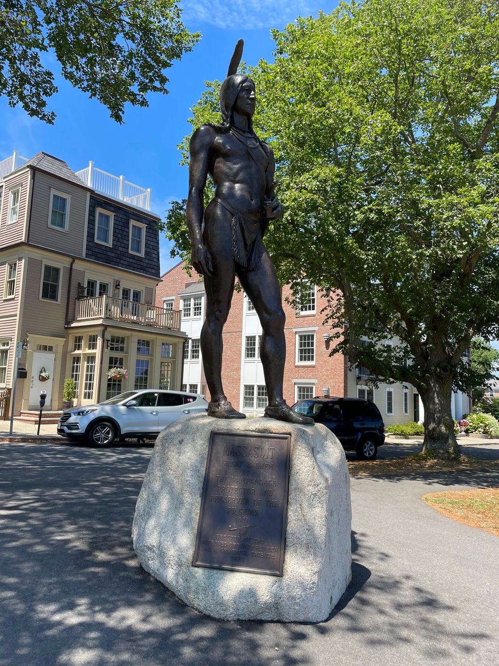 Massasoit Statue