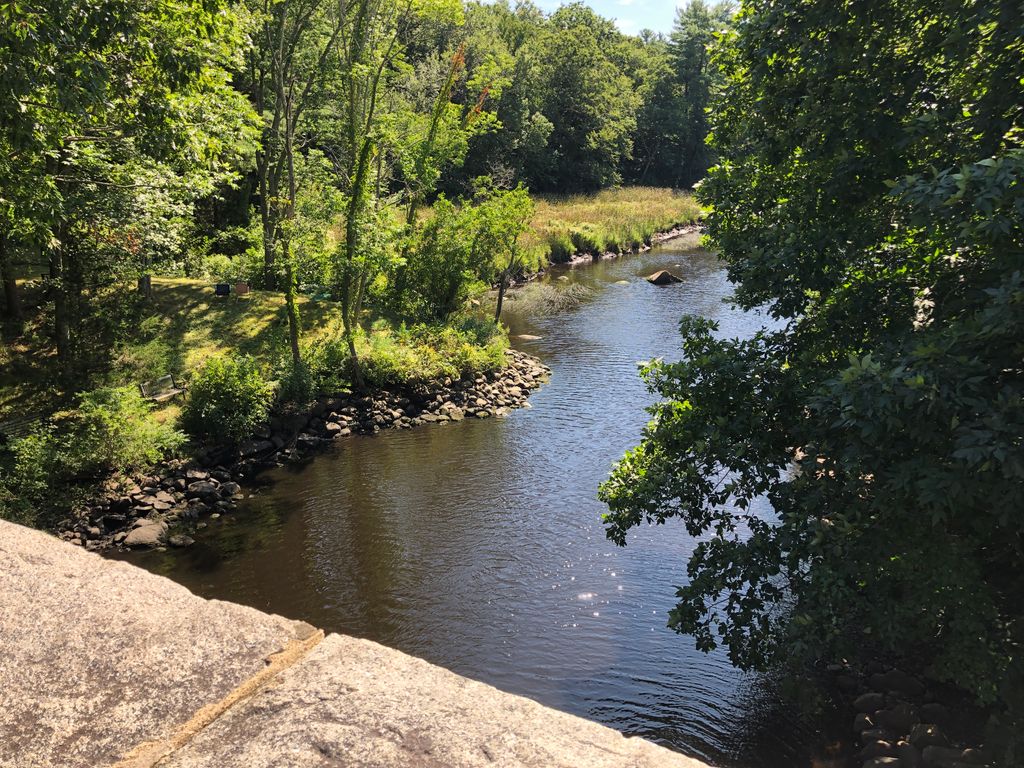 North River bridge, Hanover, Pembroke line.