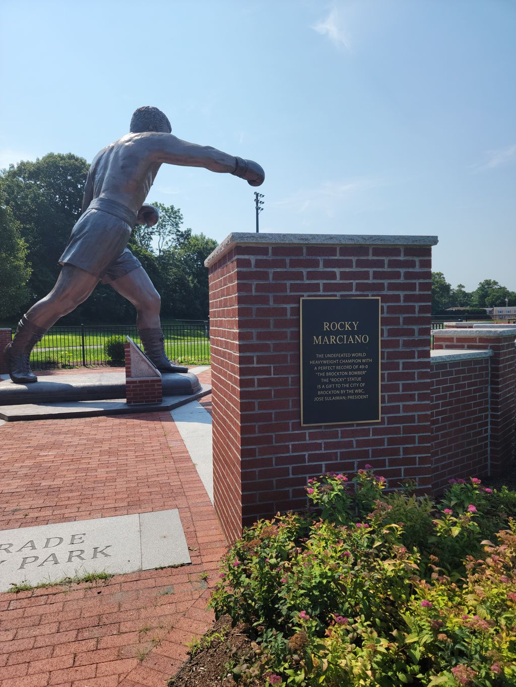 Rocky Marciano Statue