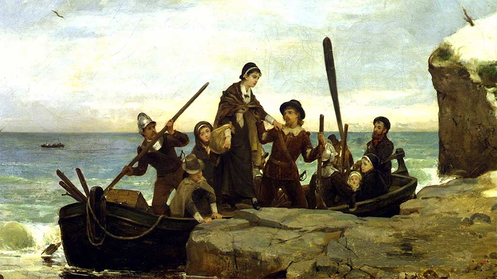 Pilgrims' Landing at Plymouth 