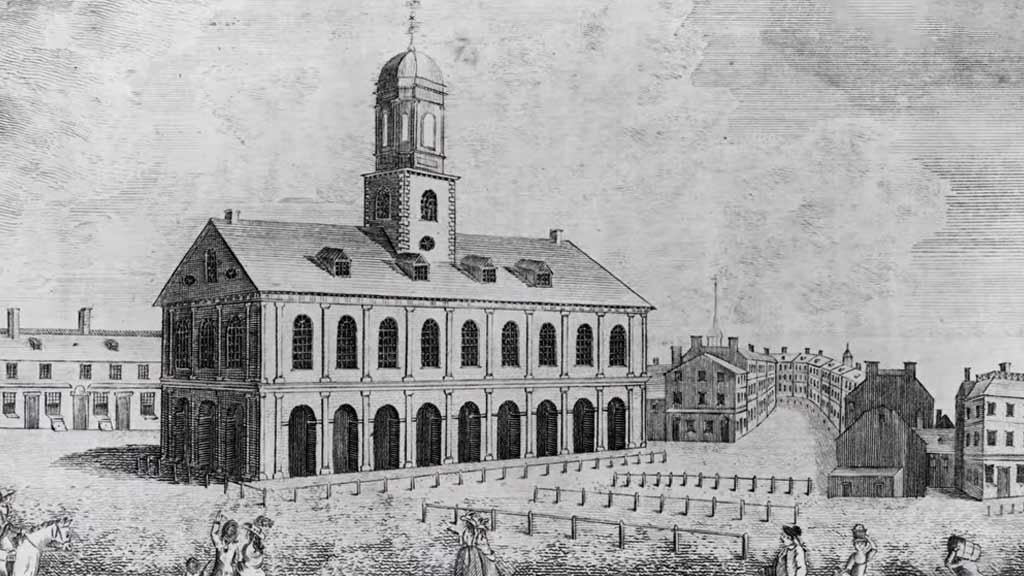 Revolutionary Era in the History of Faneuil Hall Boston