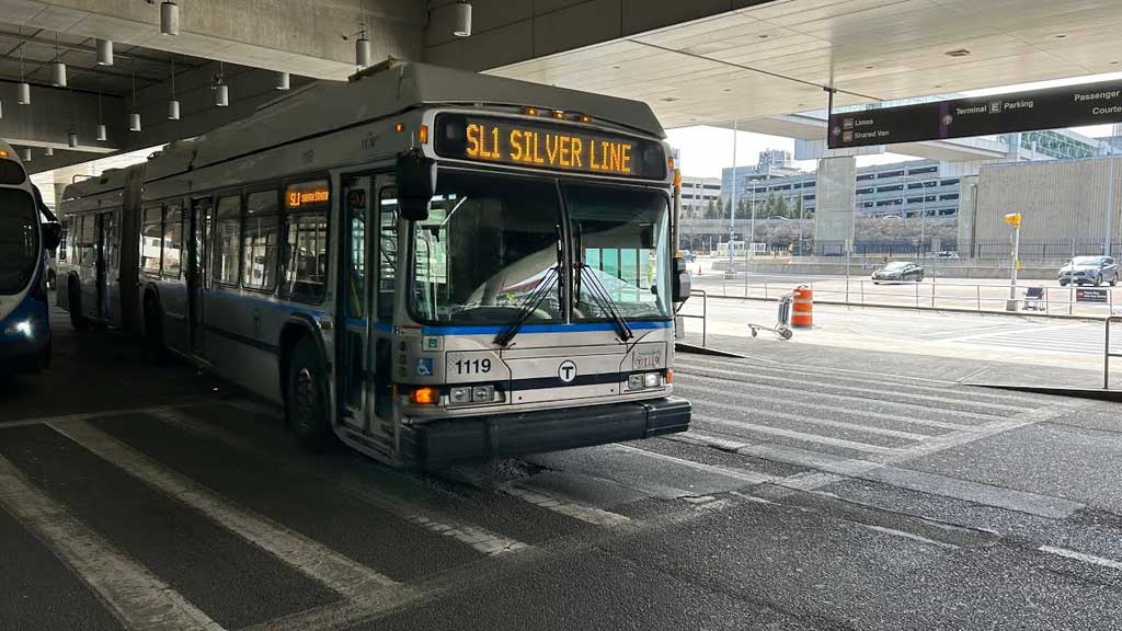 MBTA's Silver Line SL1 bus provides 