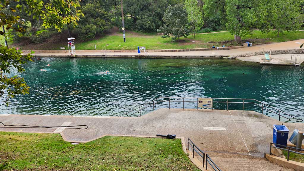 Barton Springs Pool, Austin, Texas 