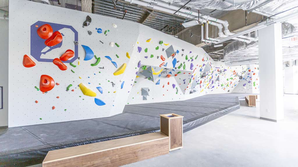 Bouldering at Central Rock Gym 