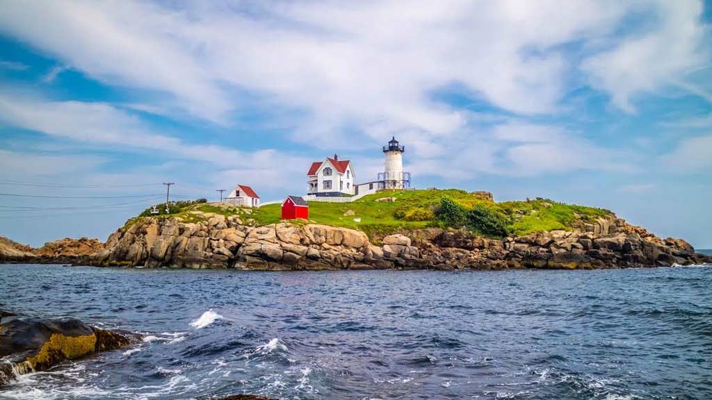 Maine and Massachusetts coastlines