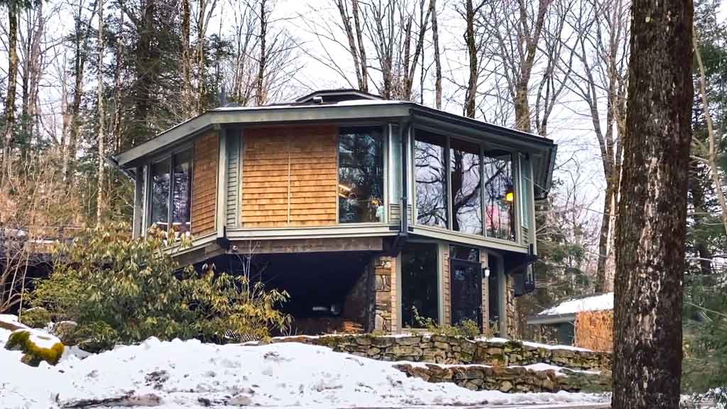 Mid-Century Glass Octagon in the Berkshires
