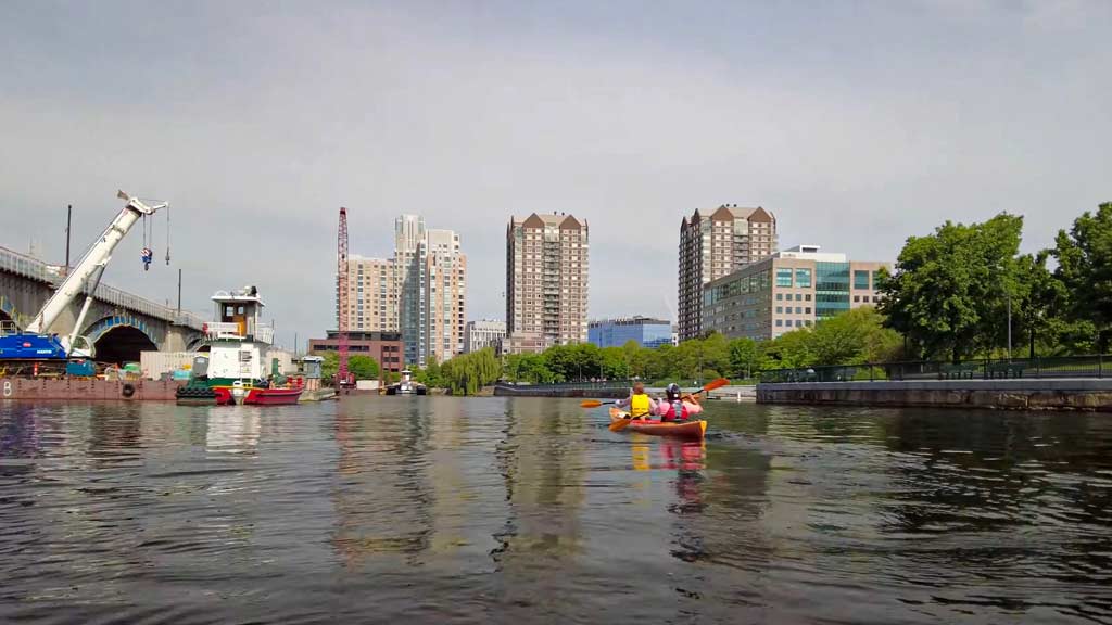 Charles River by kayak