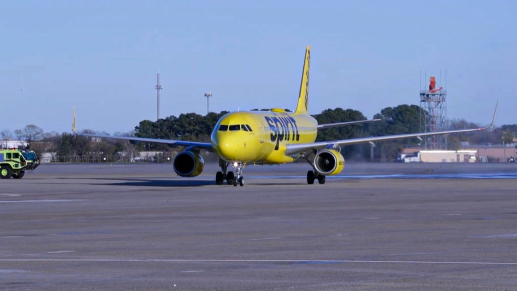  Connecting Flight via Spirit Airlines