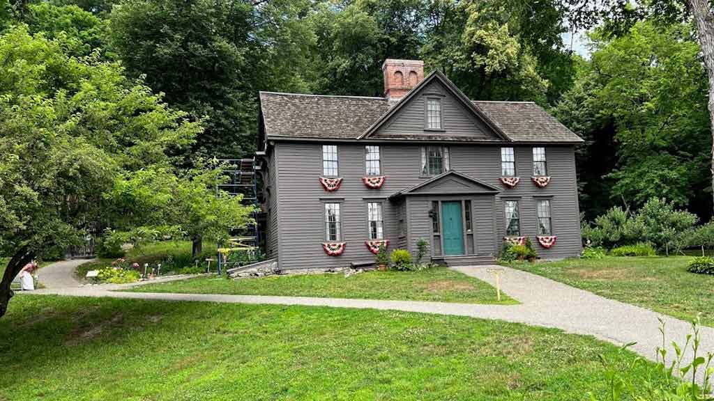 Louisa May Alcott at Orchard House 