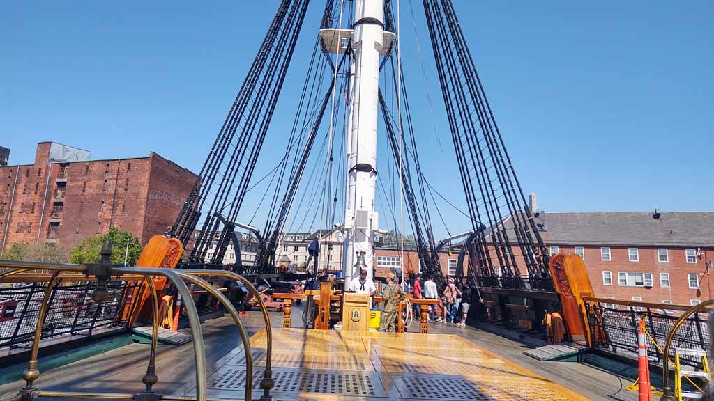 Nautical past with the USS Constitution
