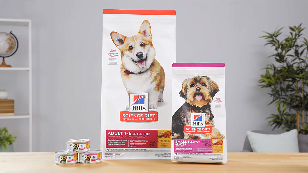 Hill's Science Diet Adult Small Paws Chicken Meal & Rice Recipe Dry Dog Food