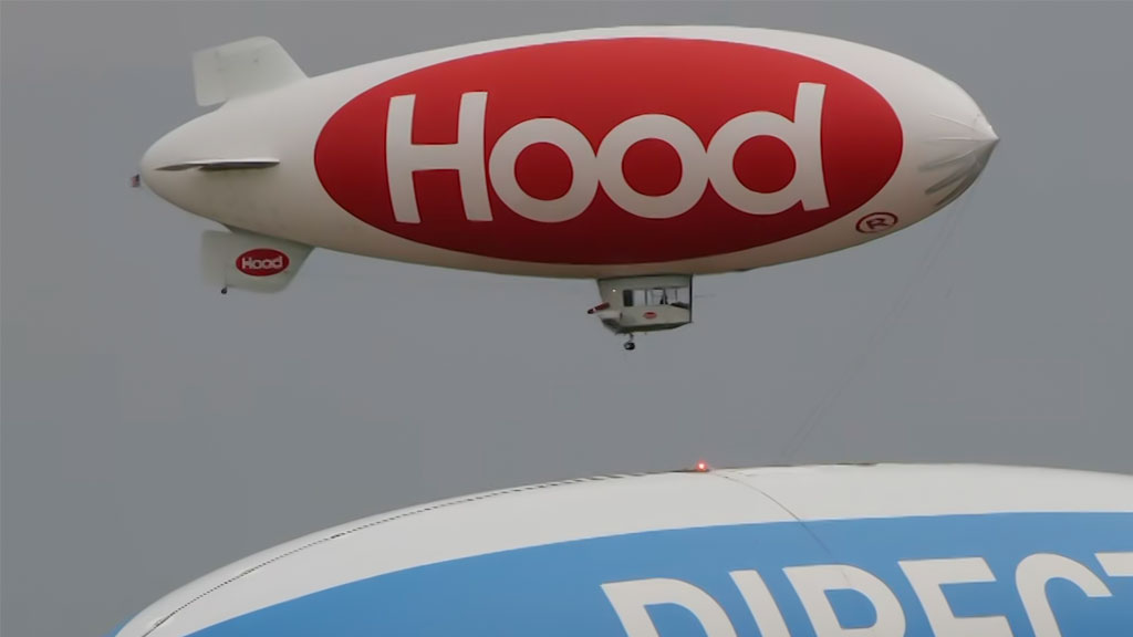 Explore Boston's Scenic Views from the Hood Blimp