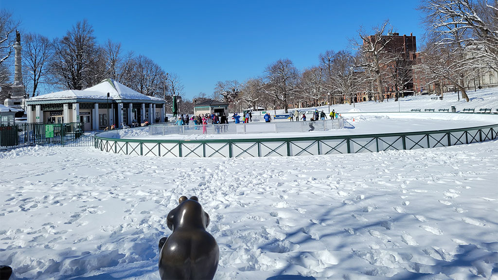 Splash and Skate in Boston Common