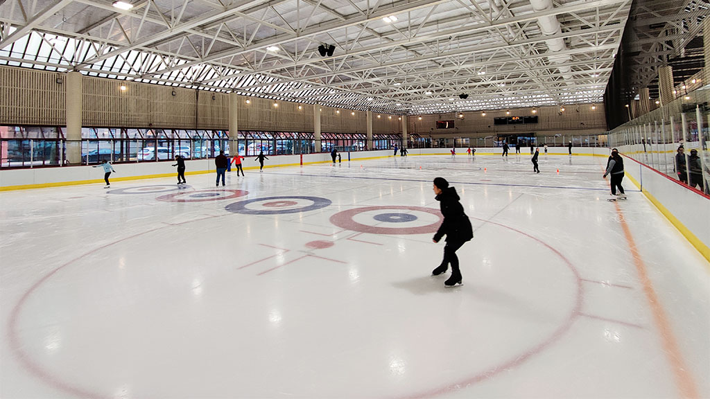 Steriti Memorial Ice Rink in Boston's North End