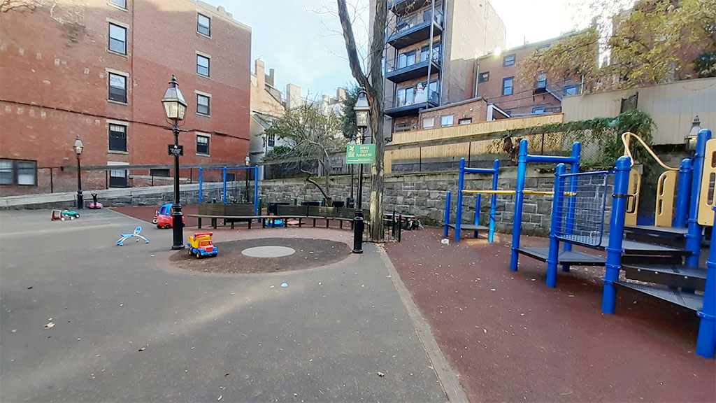 Visit the Phillips and Myrtle St. Playgrounds