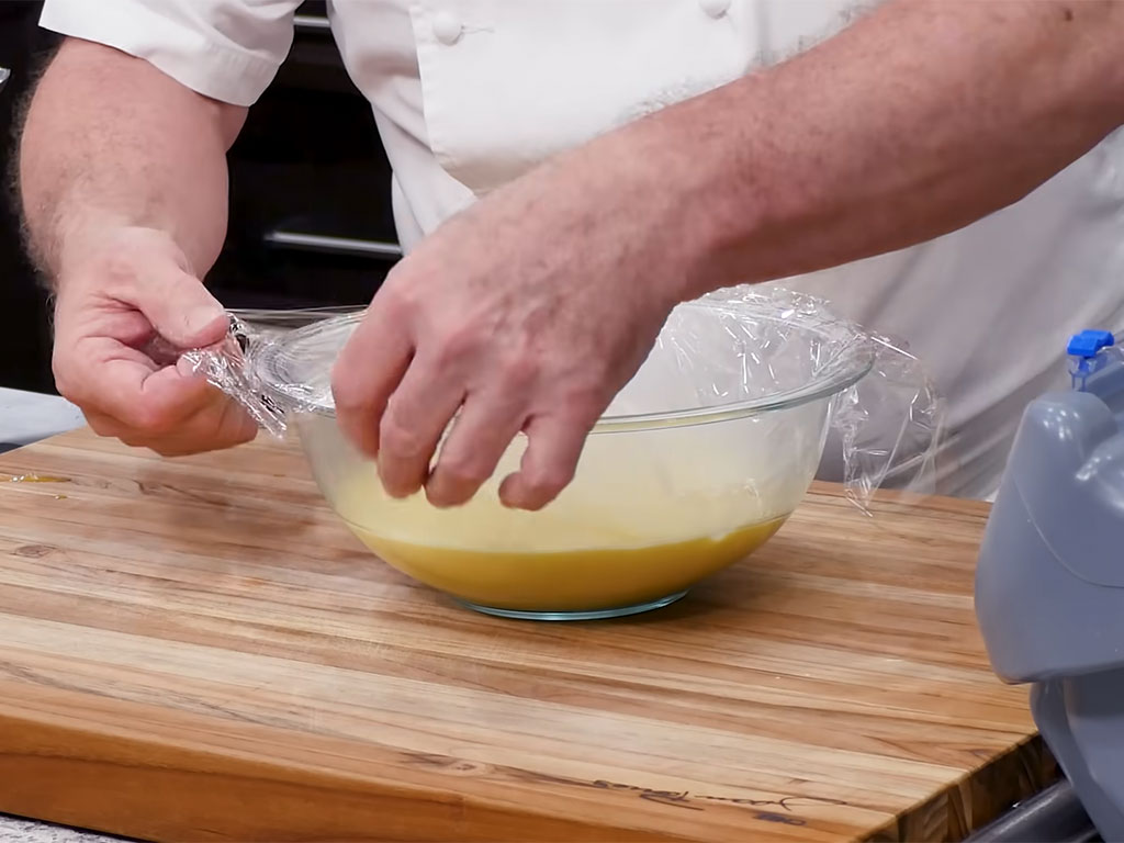 Preparing The Pastry Cream Filling