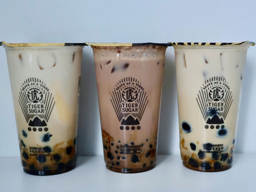 Brown Sugar Boba Milk Tea from Tiger Sugar