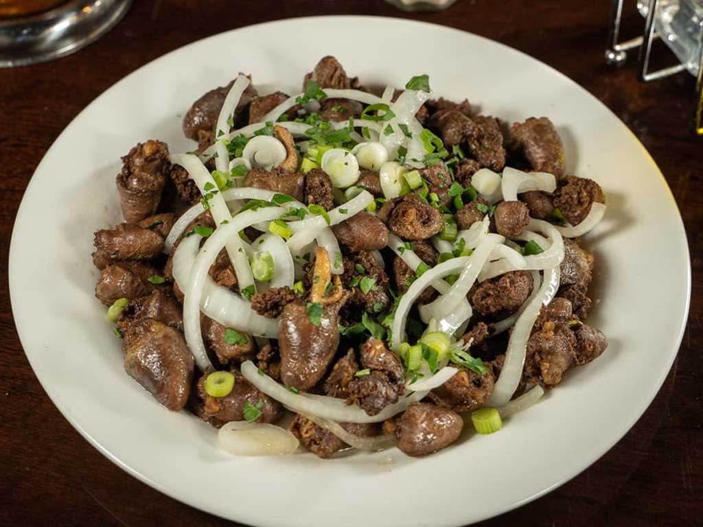 Coração de Frango (Chicken Hearts): Oliveira's Steak Bar & Grill