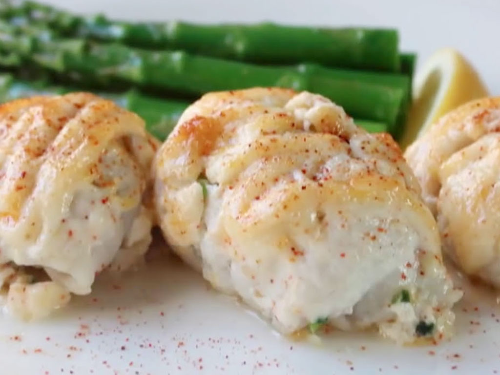 Lemon Herb Baked Stuffed Shrimp