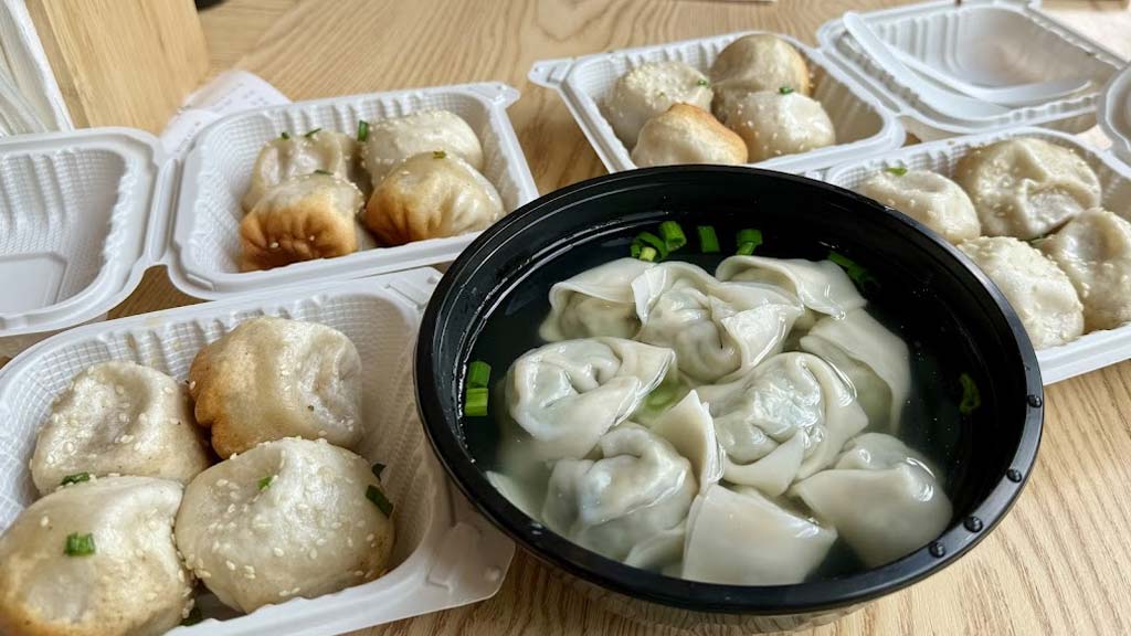 Spring Shanghai Pan-Fried Buns