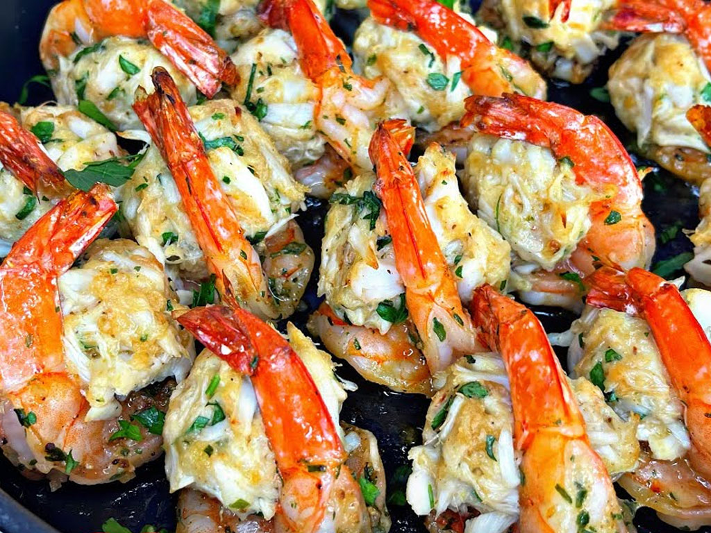 Stuffed Shrimp with Sicilian-Style Seasoning